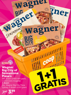  1 2 wagner original big sensazione salame edammer emmentaler l fluffy city with chicken peppers bbq sauce inspired by sydney cr perig bodem vriesvers dozen combineren pizza 3.99 