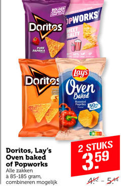  2 40 50 crunch iconic taste doritos paprika salty crisps oven baked roasted flavour less score zakken combineren stuks 