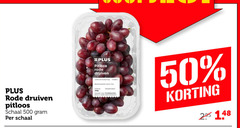  50 500 rode druiven pitloos schaal pitloze verpakt 200 3000v 
