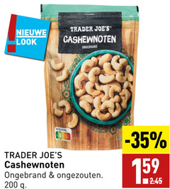  200 nieuwe trader cashewnoten ongebrand nutri score ongezouten 