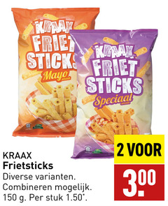  2 150 300 kraak mayor sticks friet frietsticks combineren stuk 