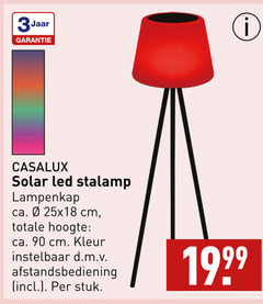  3 90 jaar solar led lampenkap ca. cm hoogte kleur instelbaar afstandsbediening stuk 