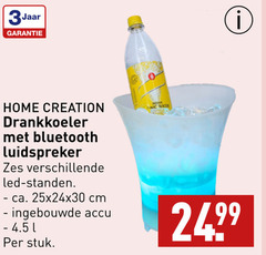  3 jaar home creation drankkoeler bluetooth luidspreker zes led standen ca. cm ingebouwde accu l stuk indian water 