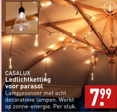  parasol decoratieve lampen zonne energie stuk 