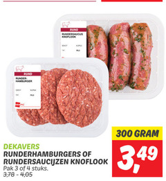  3 4 300 rund runder hamburger gewicht dekavers rundersaucijs knoflook runderhamburgers rundersaucijzen pak stuks 