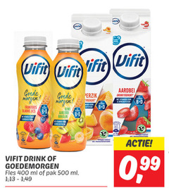  400 500 vifit planet framboos blauwe bes vitaminen b kiwi aardbei banaan drink goedemorgen fles ml pak 1 perzik yoghurt luidsprekersysteem drinkyoghurt afweersysteem vet 99 