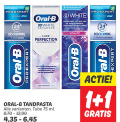  1 3 6 24 80 100 professioneel ontworpen klinisch bewezen pro expert zachte munt uur bescherming intense reiniging oral b advanced luxe geavanceerde whitening 3d white verwijdert verkleuringen versterkt beschermt oppervlakkige vitalize verwijdering preventie cool peppermint tandpasta tube ml 8 12 90 4 45 zacht ge frisse professionele ral 