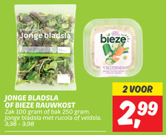  1 2 4 100 250 gewassen jonge bladsla bieze ge seizoenen rauwkost frisse dressing salade zak bak rucola veldsla 3 99 