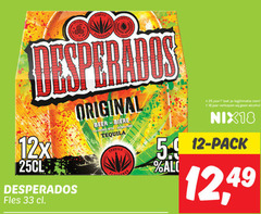  desperados speciaalbieren 12 18 25 33 original beer biere red with tequila jaar legitimatie alcohol nix18 5. pack 12x fles 