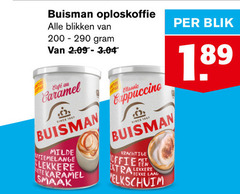  buisman oploskoffie 200 1867 blikken mcafee caramel since milde karamel classic cappuccino dikke laag blik 