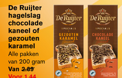  200 ruijter hagelslag chocolade kaneel gezouten karamel pakken 