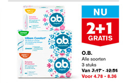  1 2 3 normal reliable protection with curved groove comfort verwijderen super win for clean protected feeling ob original procomfort o.b. soorten stuks 