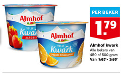  450 500 almhof volle aardbei kwark spaanse sinaasappel beker bekers 