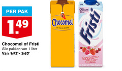  1 pak chocomel fristi pakken liter enige calcium vet rood fruit gout fruits rouges 