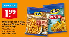  aviko patat 100 450 750 zak friet huis schotels skinny fries grip dip zakken smulfriet you make 