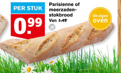  stuk parisienne stokbrood oven 