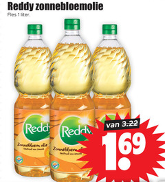  1 reddy zonnebloemolie fles liter zonnebloem olie neutraal 