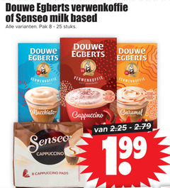  douwe egberts senseo oploskoffie koffiepads 8 25 verwenkoffie milk based pak stuks cafe gourmand latte macchiato cappuccino pads caramel 