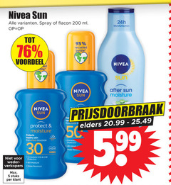  nivea zonnebrandolie aftersun 5 30 50 200 sun spray flacon ml voordeel recycled bottle moisturisation protect moisture protects healthy skin from inside outside immediate uva uvb protection water resistant stuks high after elders moist 