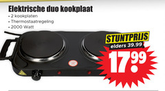  elektrische kookplaat 2 duo kookplaten watt elders 