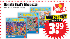  goliath legpuzzel 1000 life puzzel prints stukjes elders 3.99 pieces 