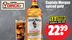  super captain morgan quality spiced gold smooth finish and other natural flavour spirit drink b co liter elders 