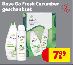  dove go fresh cucumber geschenkset refreshing time to restore 