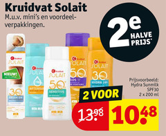  2 24 30 50 200 kruidvat solait voordeel halve brush sola adele sensitive kids perfume hydra sunmilk spf30 ml 