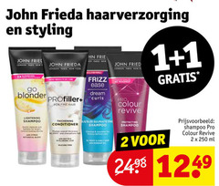  1 2 10 250 john frieda haarverzorging styling fried london new york for fine hair lightening shampoo paris l frizz dream curls pro thickening conditioner sulphate re colour revive protecting by and botanical blend free ml 