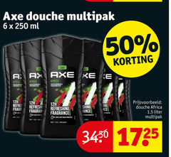  6 50 250 axe douche multipak ml africa refresh refreshing fragrance liter 