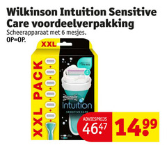  6 wilkinson intuition sensitive care scheerapparaat mesjes xxl pack day co one step 