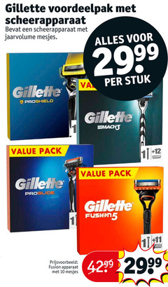  1 10 gillette scheerapparaat mesjes stuk proshield pack proglide 12 fusion5 fusion apparaat 11 