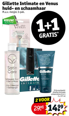  1 2 3 gillette intimate venus schaamhaar mesjes pak kruidvat satin core bescherm peau les nettoyant pour zone reiniger intieme care gel raser scheergel ml 