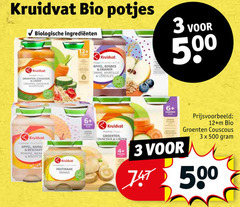  3 12 500 kruidvat bio potjes biologische groenten couscous cous appel bosbes myrtille cereales beschuit pomme band pastinaak 6 linzen 4 