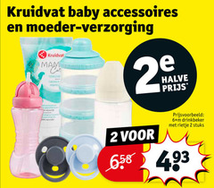  2 6 kruidvat baby accessoires moeder verzorging mam halve drinkbeker rietje stuks 