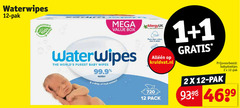  1 2 12 100 720 waterwipes pak wipes mega box purest baby water drop fruit extract allergy cotton wool kruidvat.nl pack babydoekjes 