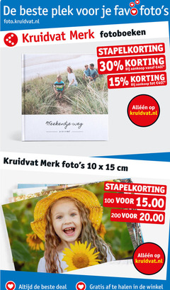  10 15 30 100 200 plek favo kruidvat merk fotoboeken weekendje weg kruidvat.nl cm deal 