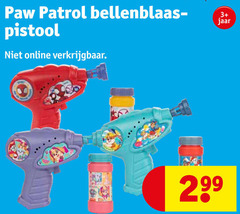  paw patrol bellenblaas pistool online 3 jaar 