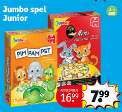  20 jumbo spel junior b pim pet pop pets 