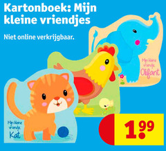  kartonboek kleine vriendjes online min vriendje olifant kat 