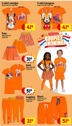  shirt meisjes 140 jongens future king tutu kruidvat koning koningsdag oud 3.99 jurk legging short r 