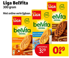  300 liga belvita online energie ochtend original melk granen honing 6x 