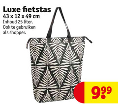  12 25 luxe fietstas cm inhoud liter gebruiken shopper 