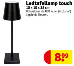  3 10 touch cm oplaadbaar usb kabel geleide kleuren 