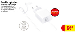  8 20 oplader watt fast charge flexibele usb uitgang apple android toestellen laden kruidvat.nl 