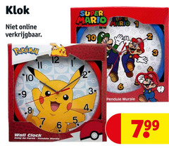  2 4 5 6 7 8 10 12 klok online super mario pendule wall clock pareo 