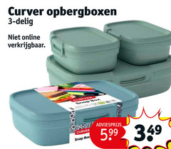  3 curver opbergboxen delig online box 5.99 