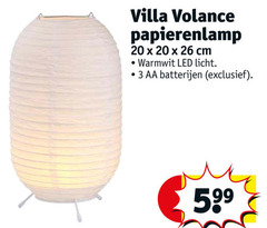  3 20 26 villa volance cm warmwit led licht aa batterijen 