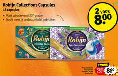  2 15 20 100 robijn collections capsules schoon graden wasmiddel gebruiken verwijderen paradise secret wascapsules spa sensation geurbeleving oplosbare 80 2x stuks 