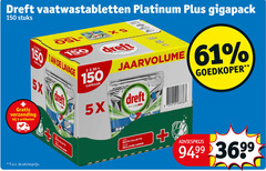  1 8 150 stuks dreft vaatwastabletten platinum gigapack capsules 5x verzending artikelen goedkoper deep clean collectie notre meilleure 